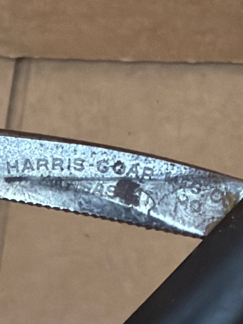 Lot 4 Antique Straight Razors Torrey Simmons Harris Goar w/Coffin Style Boxes - Picture 10 of 15